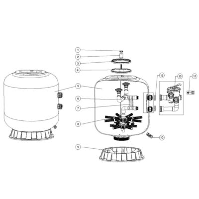อะไหล่เครื่องกรองสระว่ายน้ำ Emaux S Series รุ่น S1000C / S1200C