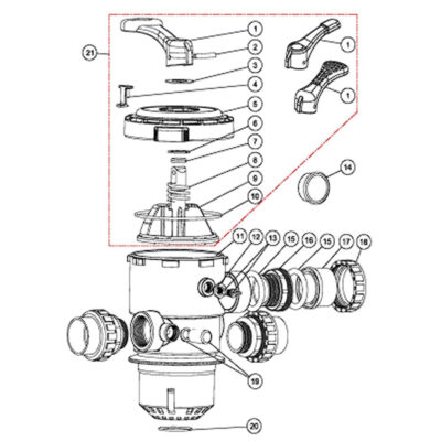 2.0 inchClamp Type Multiport Valve