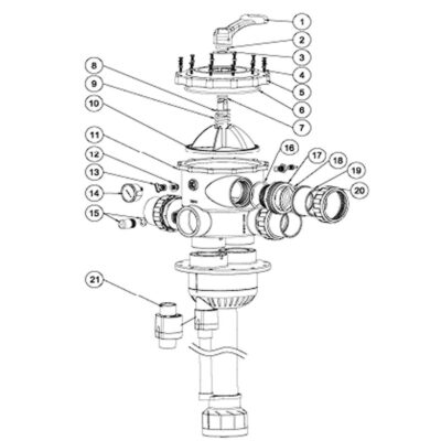 6 Way Multiport Valve