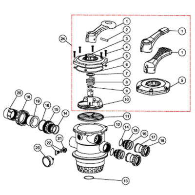 1.5 inch top mount valve