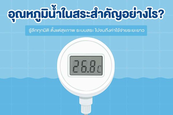 อุณหภูมิน้ำในสระสำคัญอย่างไร?